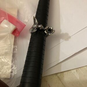 Silver Hummingbird Design Ring size 6